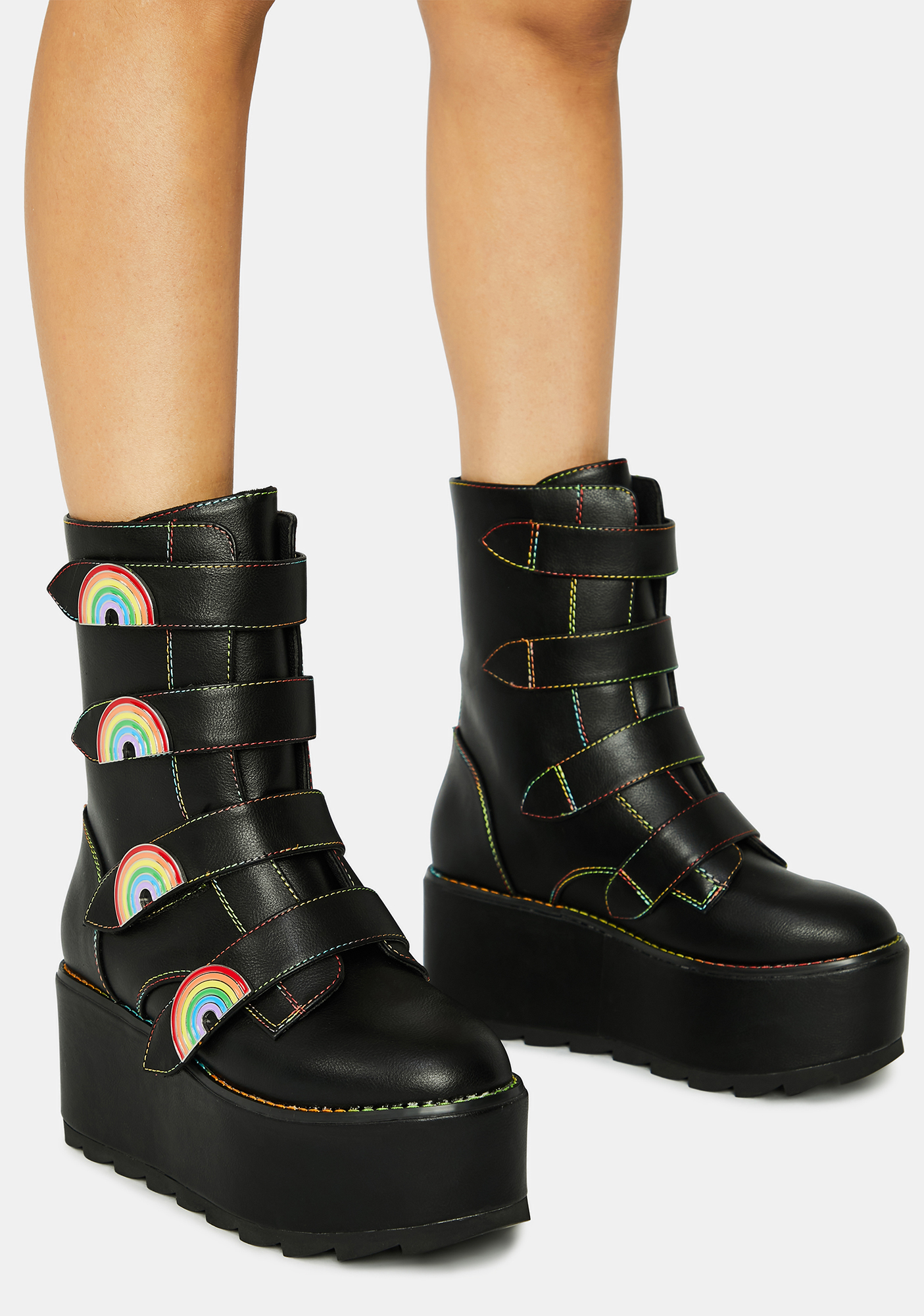 yru rainbow boots