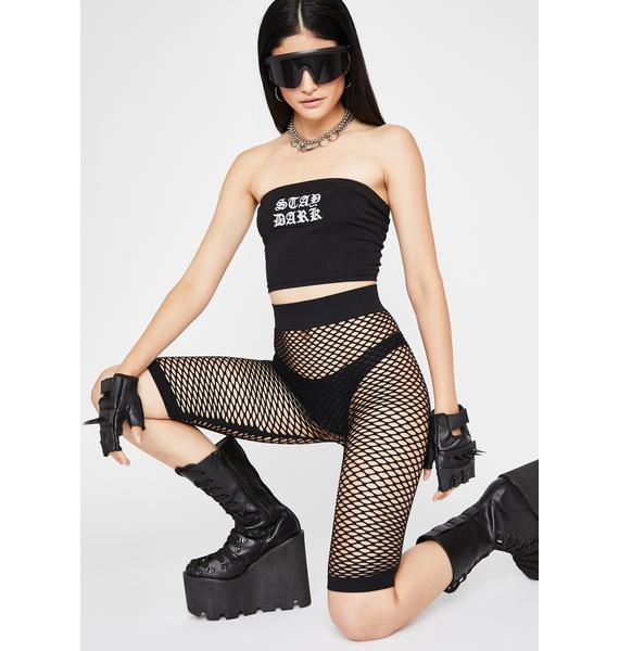 roblox black shorts with fishnet stockings