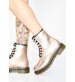 rose gold vegan doc martens