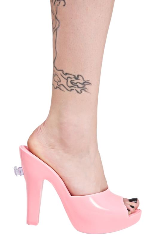 melissa x jeremy scott shoes barbie heels