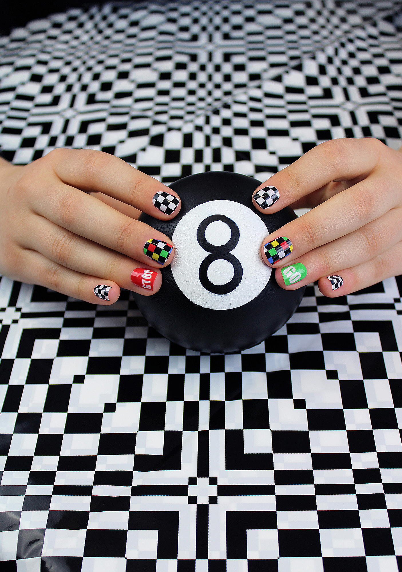 I Scream Nails The Fast Lane Nail Wraps | Dolls Kill