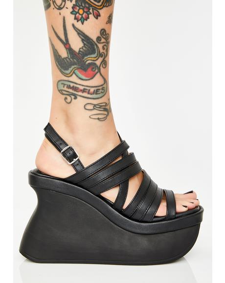 demonia dark magic vegan wedges