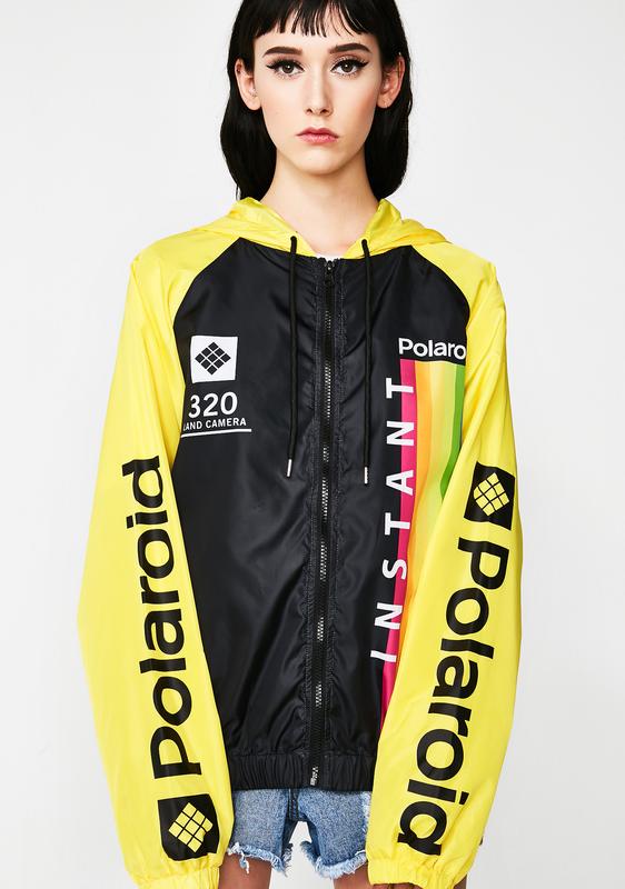 black polaroid jacket