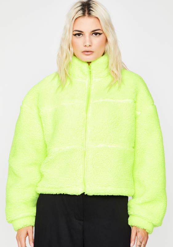 puffy sherpa jacket