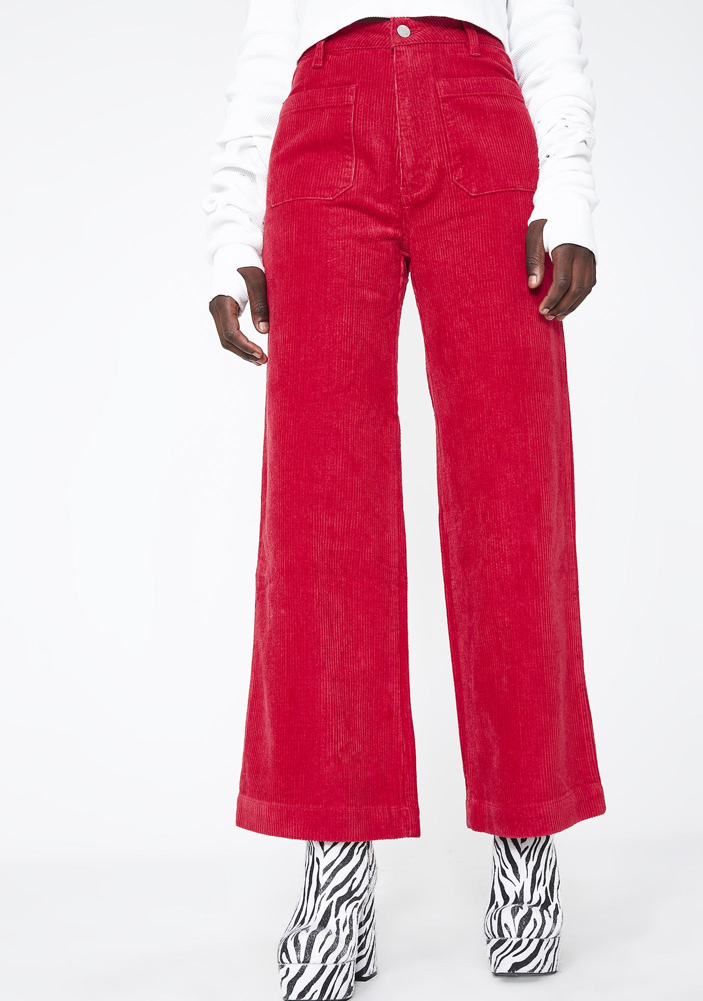 rollas cord sailor pant