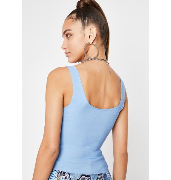 Blue Corset Tank Dolls Kill