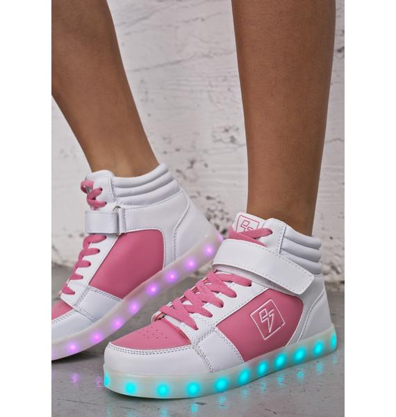 Electric Styles Athena Light Up High Top Shoes Dolls Kill