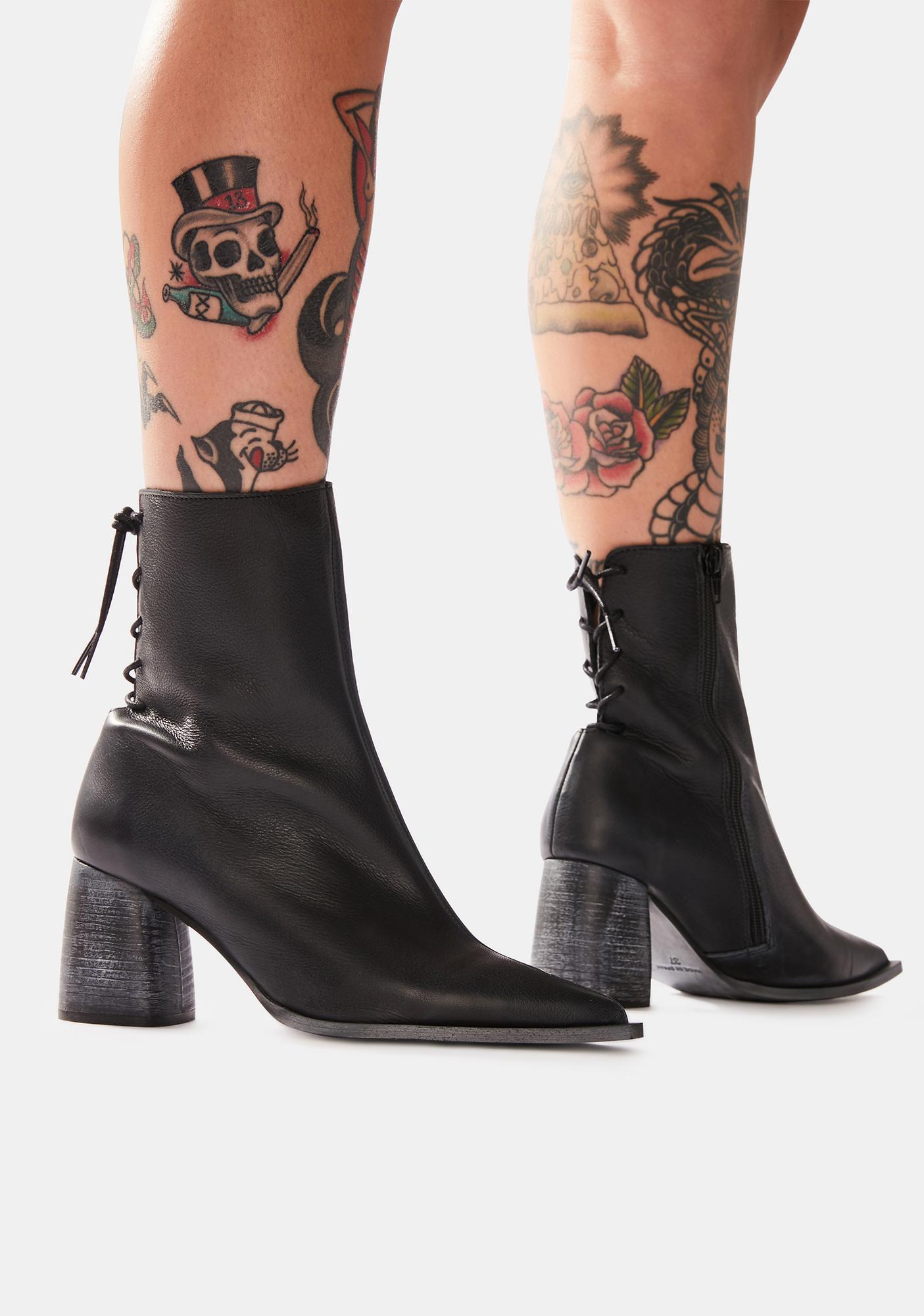 livia leather mules