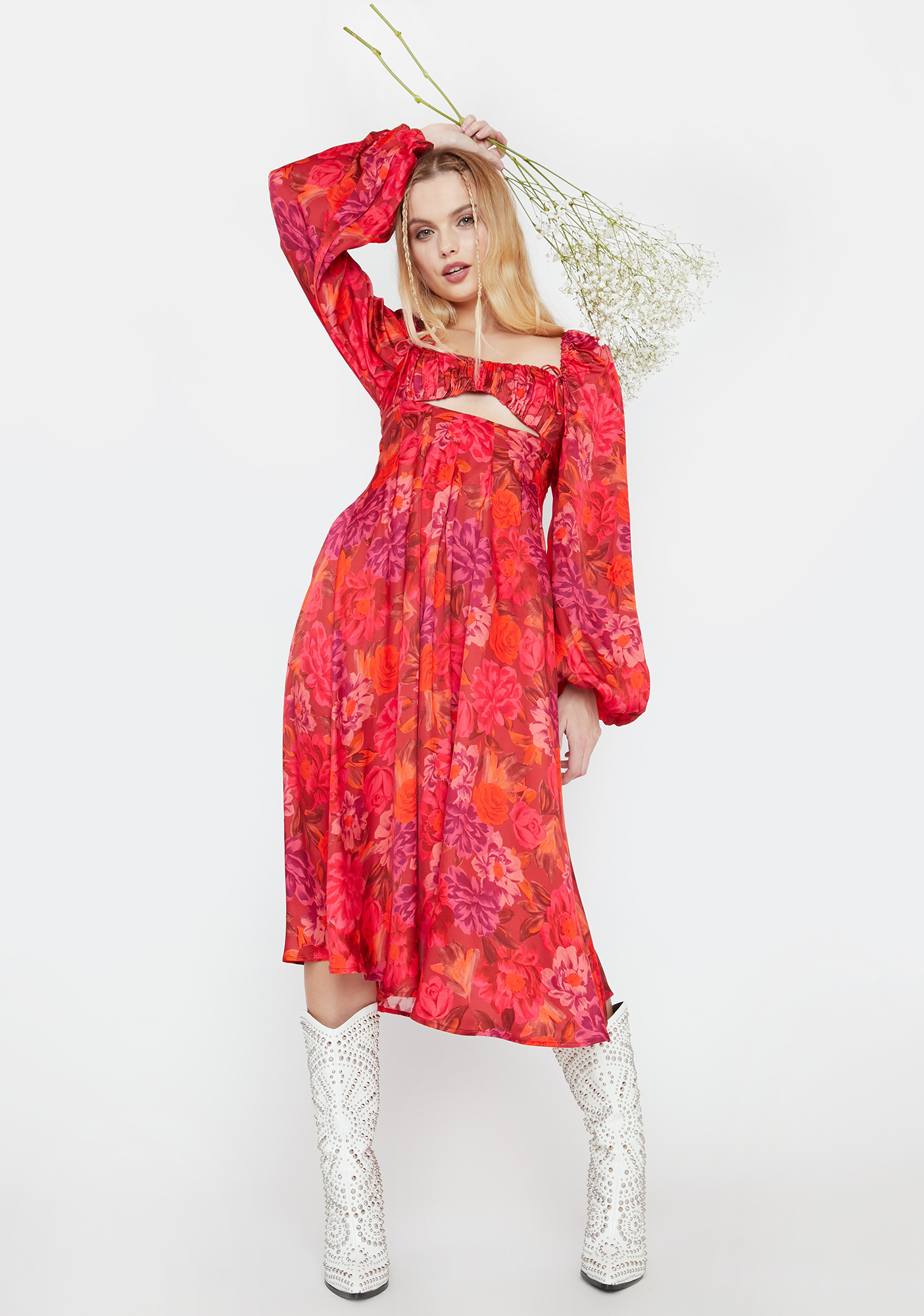 for love and lemons nicola midi dress
