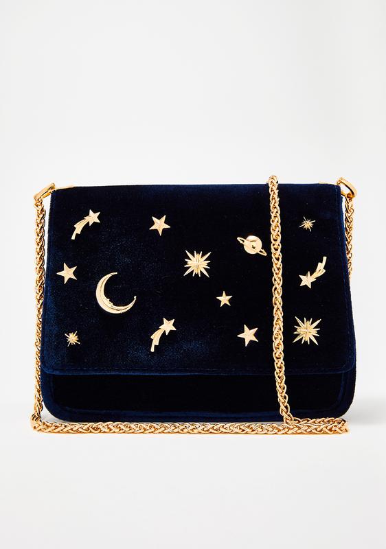 skinnydip night sky purse