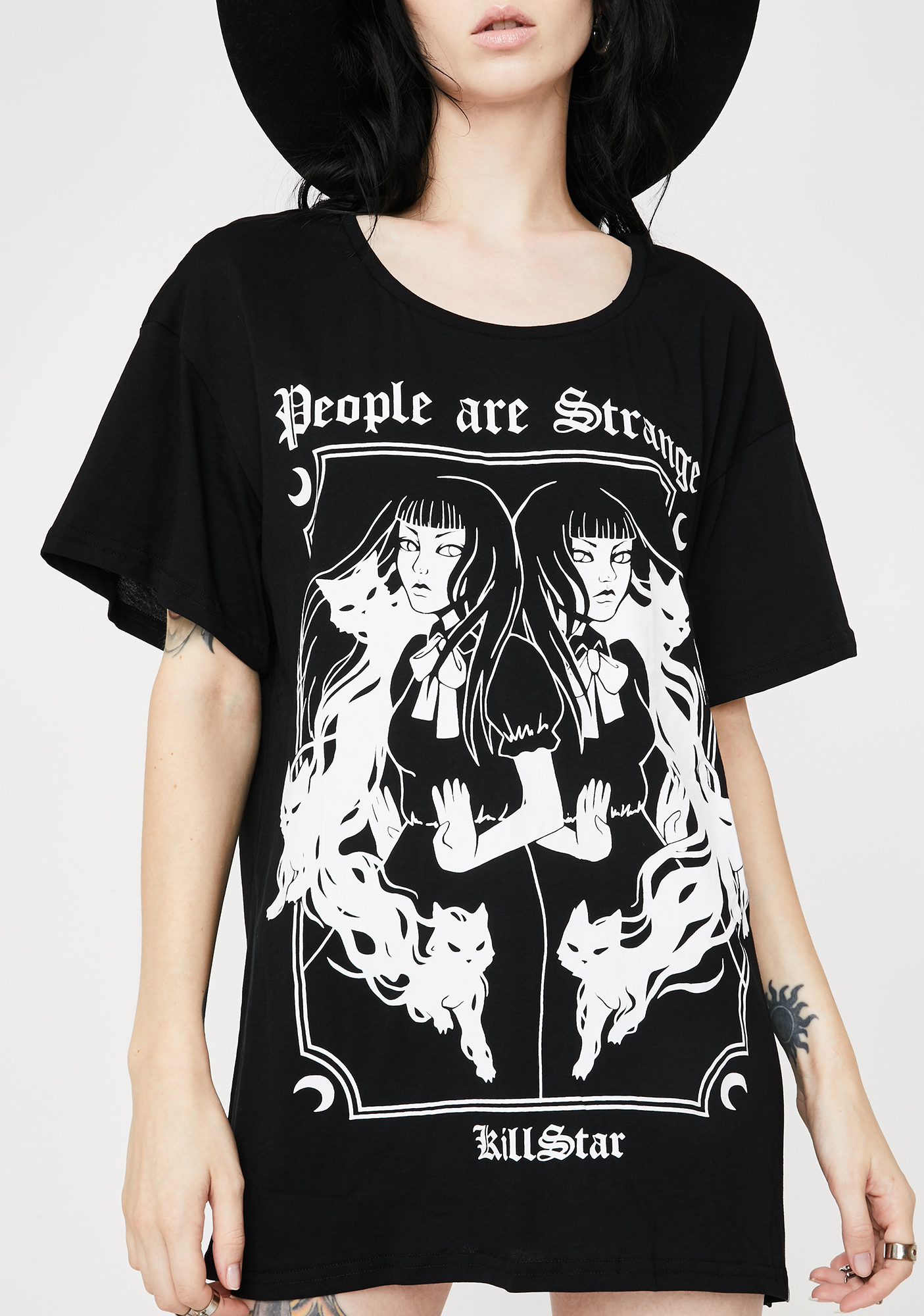 Killstar Strange Relaxed Top Dolls Kill