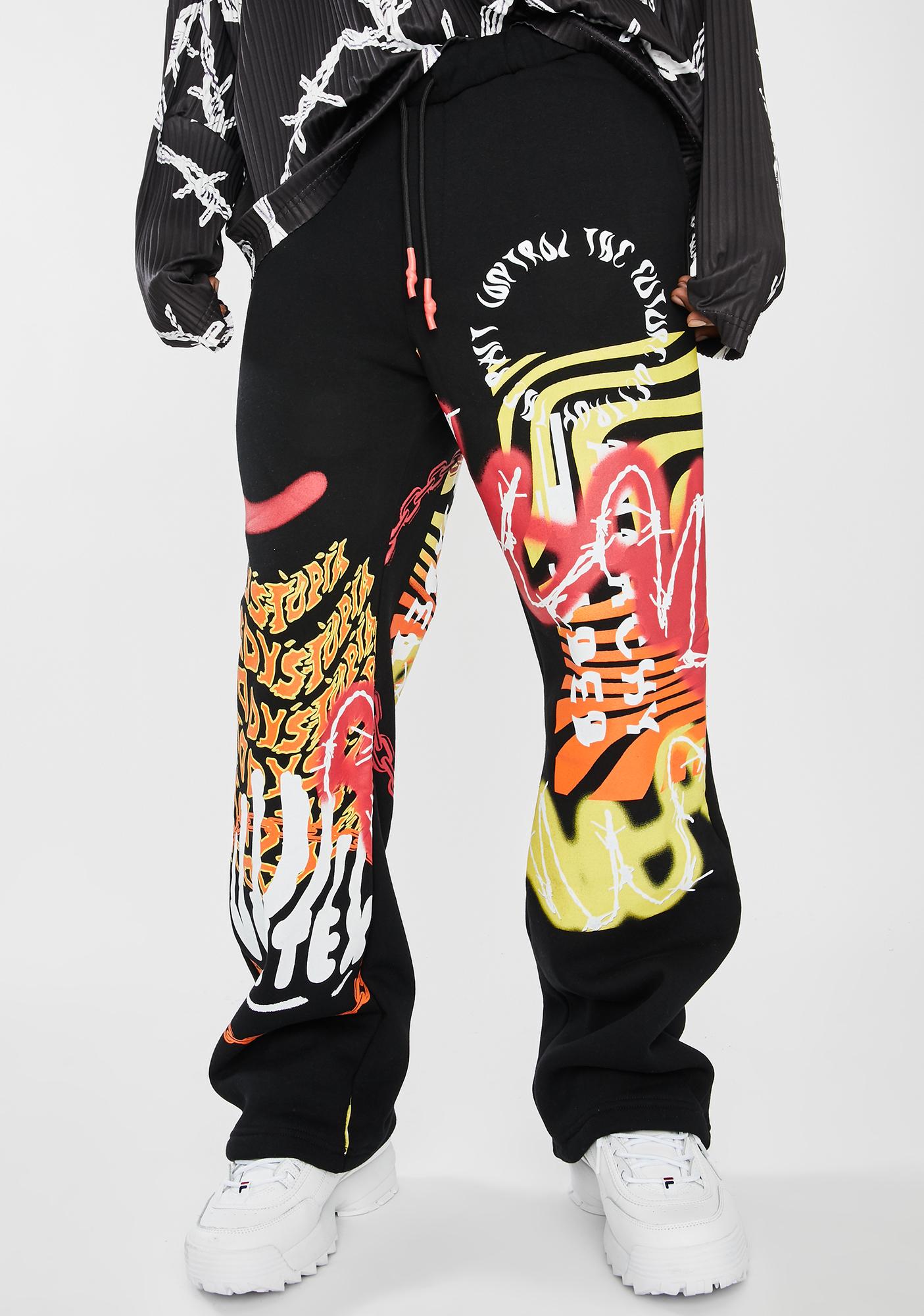 graffiti sweatpants