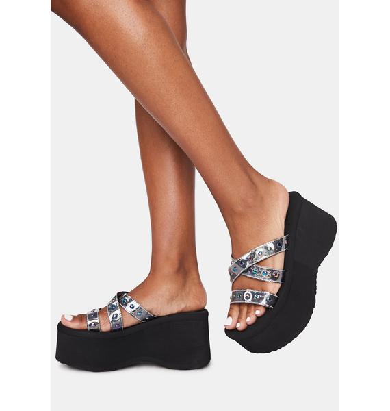 demonia goth beach platform sandals