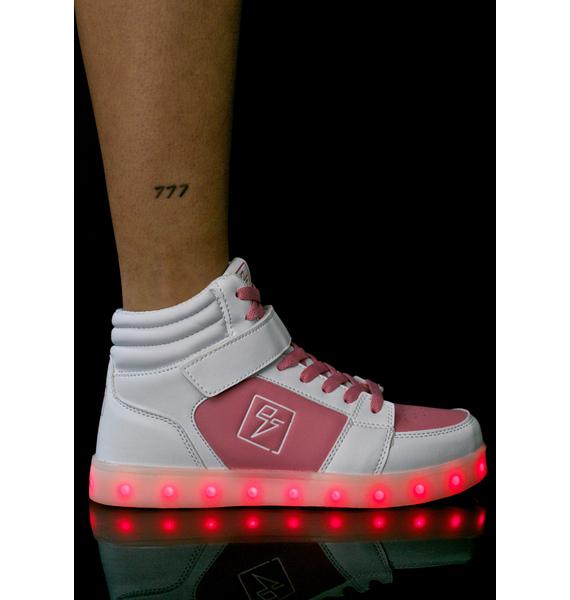 Electric Styles Athena Light Up High Top Shoes Dolls Kill