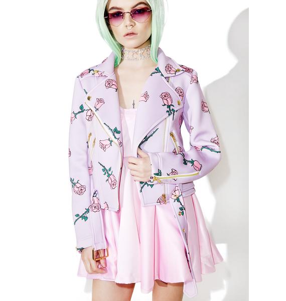 Sugarpills Roses Moto Jacket