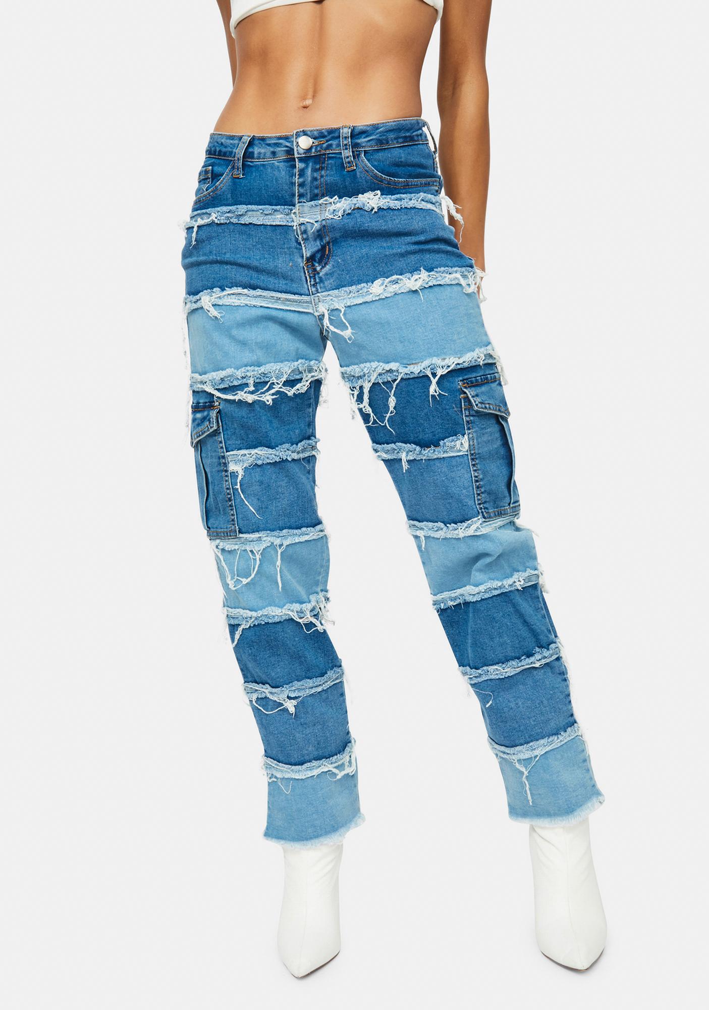 patchwork cargo pants