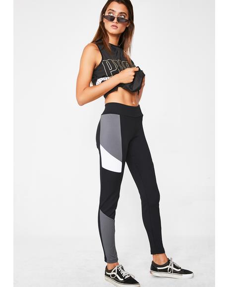 puma retro rib leggings