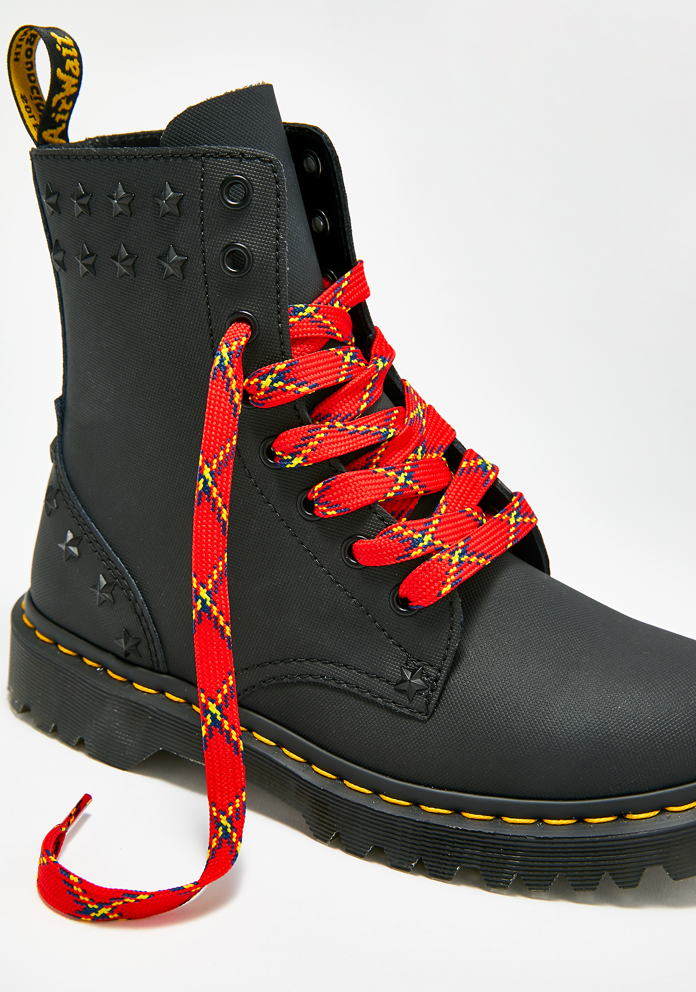 dr martens red shoe laces