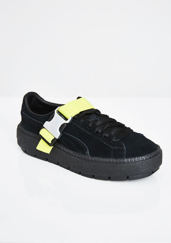 puma platform trace buckle