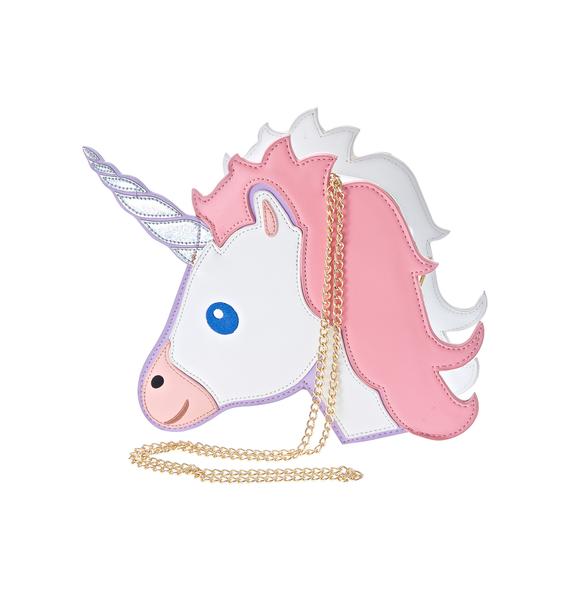 unicorn soft toy bag