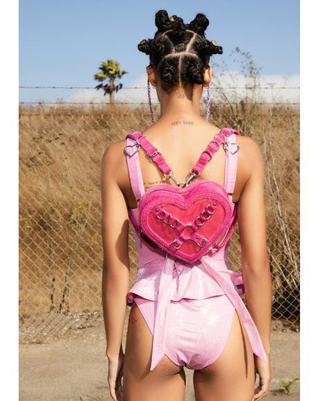 supreme fuzzy backpack