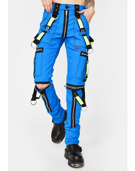 Blue Electric Reflective Pants