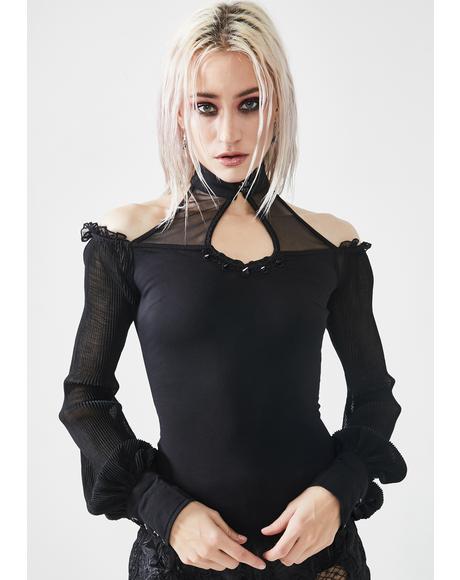 Gothic Mysterious Soul Halter Top