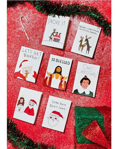 I'm With Stupid Christmas Card