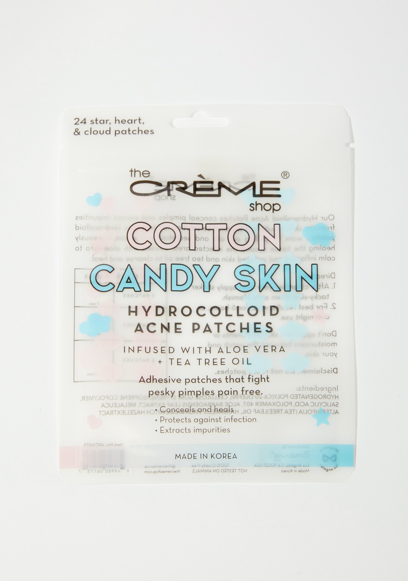 The Cr me Shop Cotton Candy Skin Hydrocolloid Acne Patches Dolls Kill