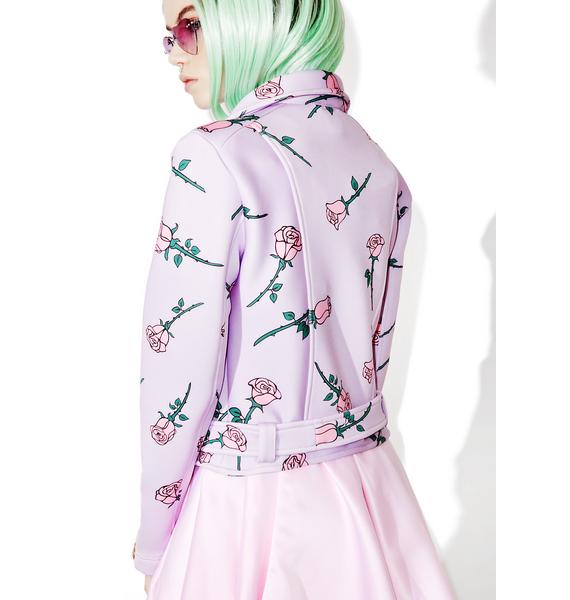 Sugarpills Roses Moto Jacket