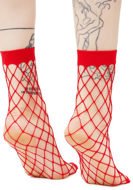 red net socks