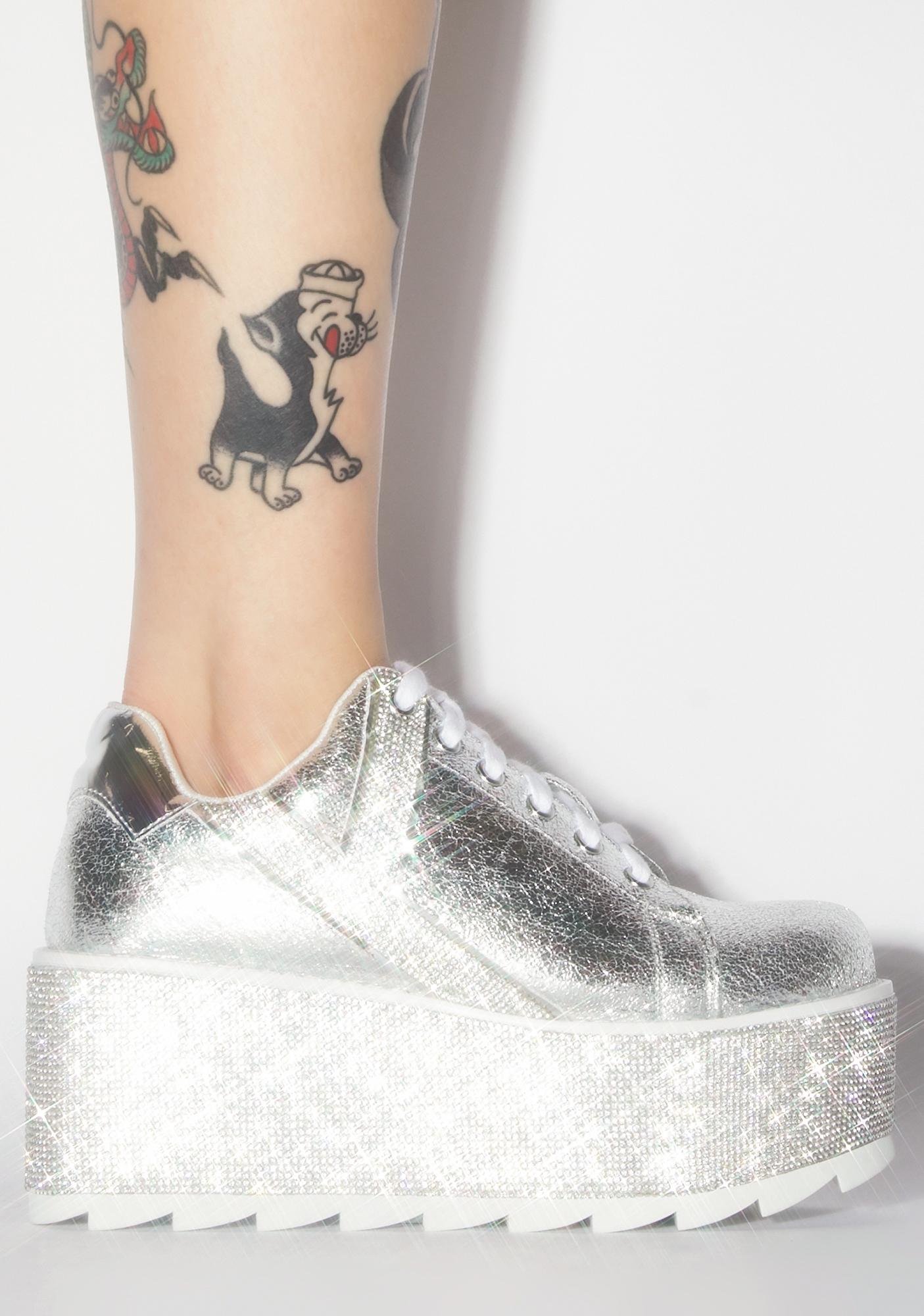 yru lala platform sneakers