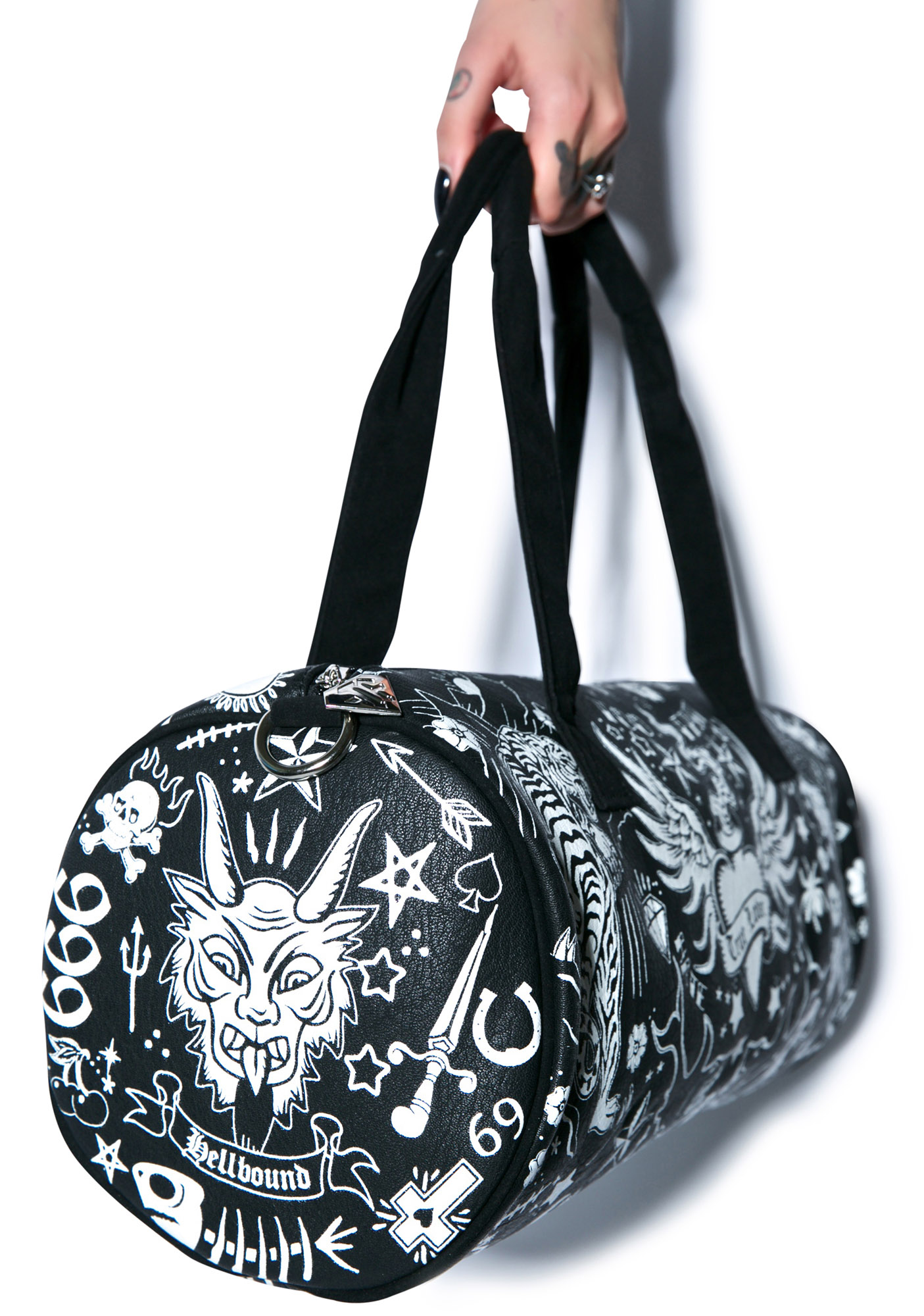 Too Fast Tattoo Buffalo Duffle Bag Dolls Kill