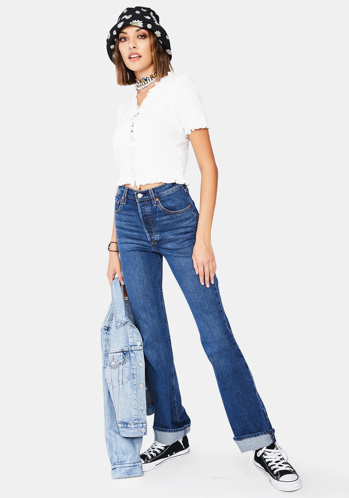 ribcage bootcut jeans levis