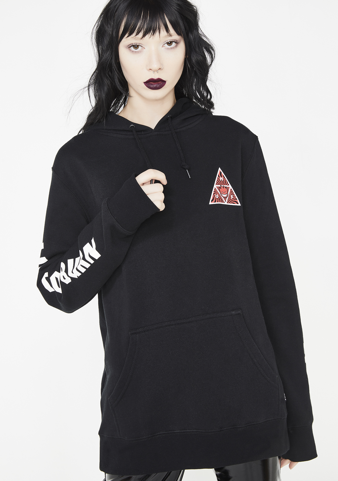 spitfire triangle pullover hoodie