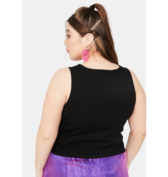ribbed graphic tank