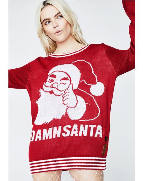 Damn Santa Sweater