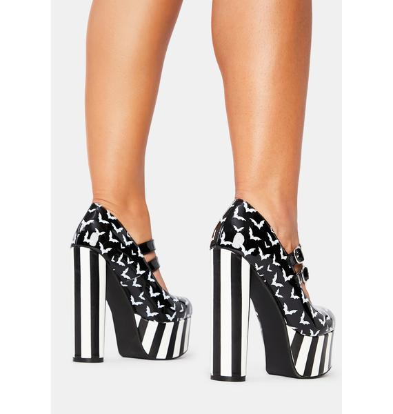 white platform heels dolls kill