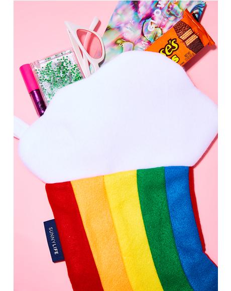Rainbow Festive Stocking