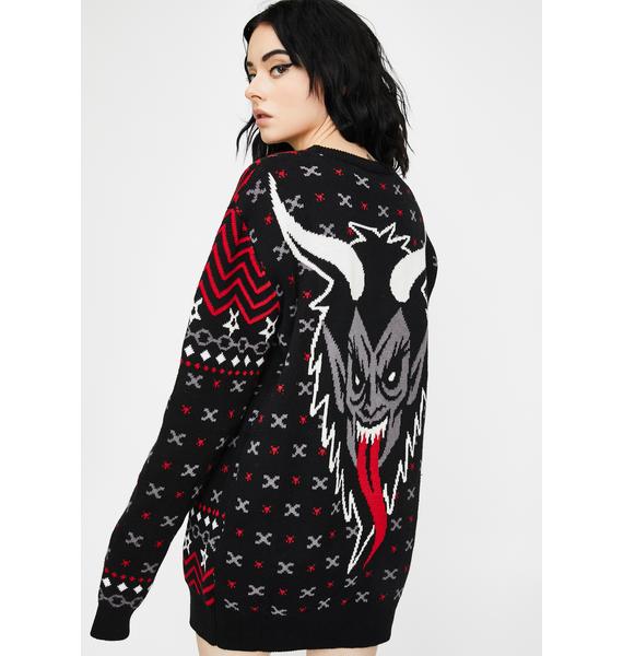 killstar krampus sweater