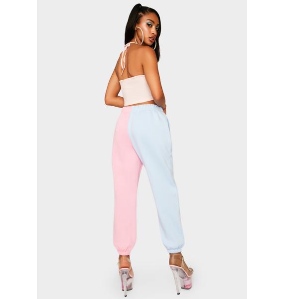 superdown renna two tone sweatpants