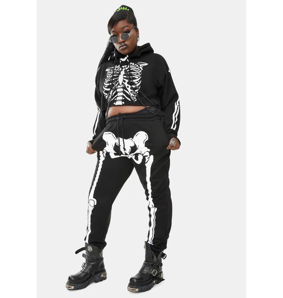 skeleton joggers womens