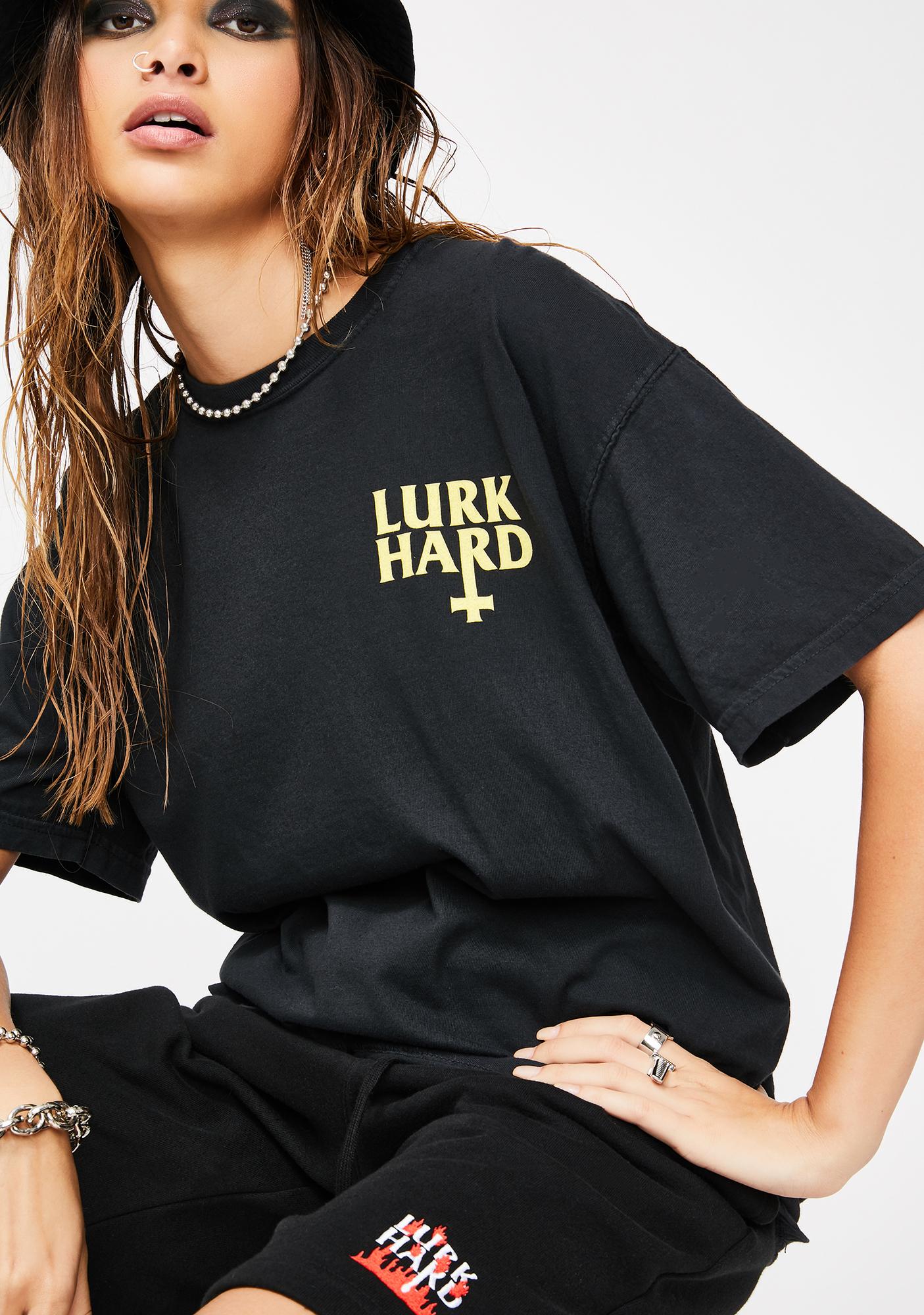 Lurk Hard Flag Graphic Tee | Dolls Kill