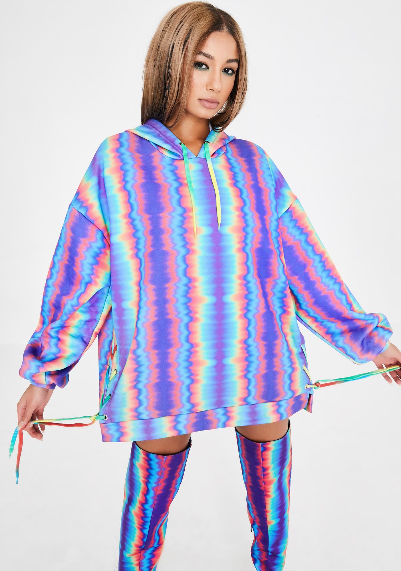 tie dye oversized sweatshirt