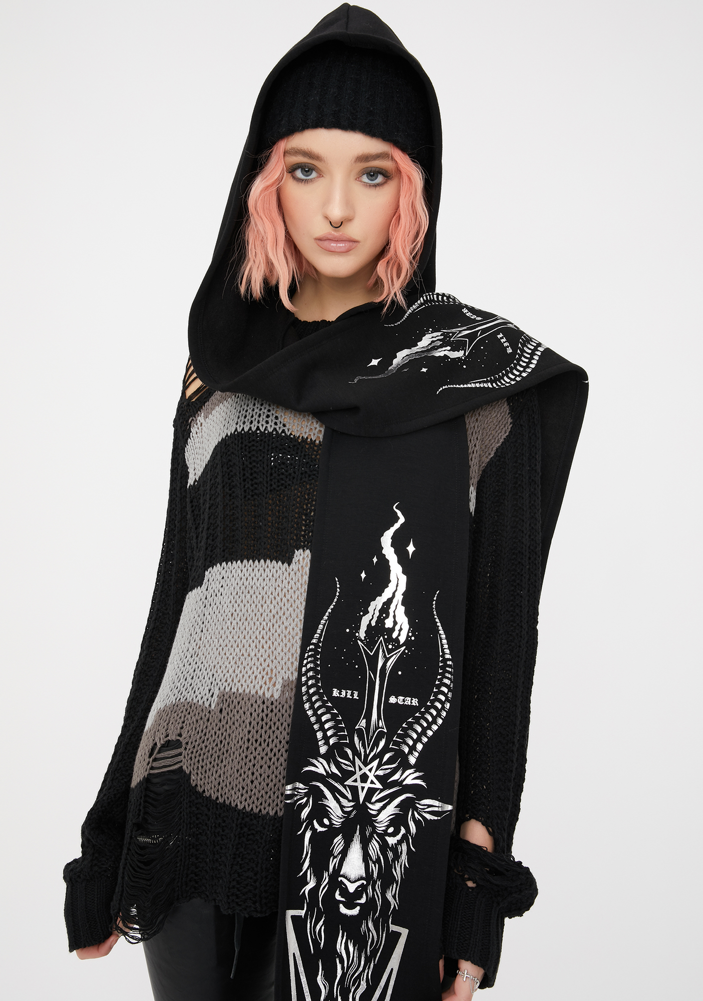 Killstar Walk Among Us Hooded Scarf Dolls Kill