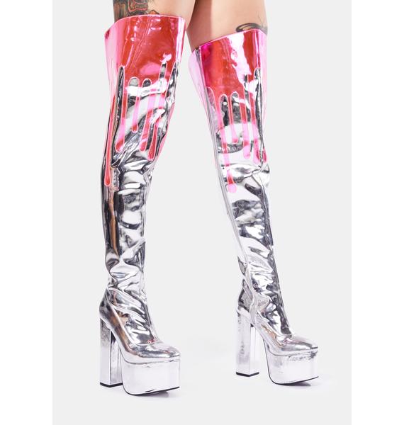 club exx pink cowboy boots