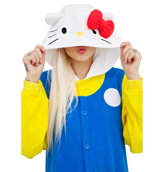 Classic Adult Hello Kitty Onesie Dolls Kill 4842