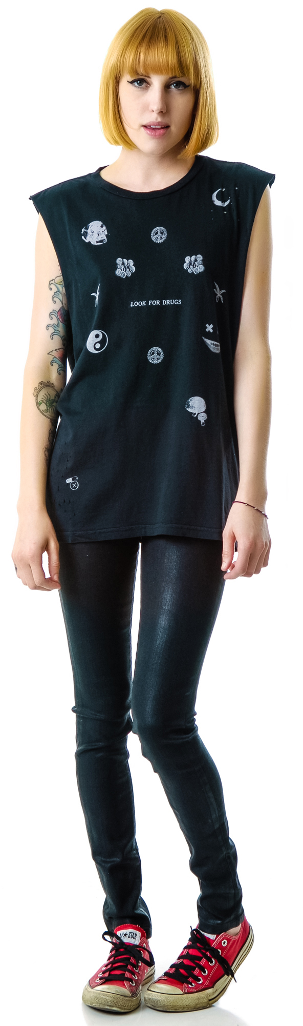 Lip Service Look For Drugs Sleeveless Tank | Dolls Kill