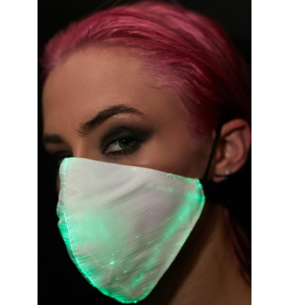 white led light face mask