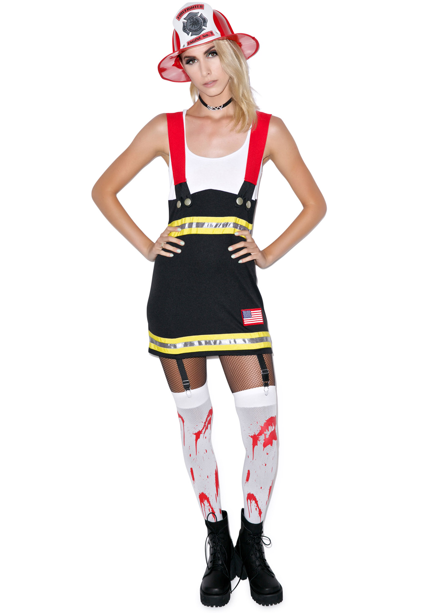 Backdoor Babe Fire Fighter Costume | Dolls Kill